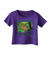 Parasaurolophus Walkeri - With Name Infant T-Shirt Dark-Infant T-Shirt-TooLoud-Purple-06-Months-Davson Sales