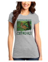 Parasaurolophus Walkeri - With Name Juniors T-Shirt-Womens Juniors T-Shirt-TooLoud-Ash-Gray-Juniors Fitted X-Small-Davson Sales