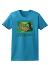 Parasaurolophus Walkeri - With Name Womens Dark T-Shirt-TooLoud-Turquoise-X-Small-Davson Sales