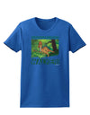 Parasaurolophus Walkeri - With Name Womens Dark T-Shirt-TooLoud-Royal-Blue-X-Small-Davson Sales