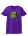 Parasaurolophus Walkeri - With Name Womens Dark T-Shirt-TooLoud-Purple-X-Small-Davson Sales