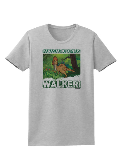 Parasaurolophus Walkeri - With Name Womens T-Shirt-Womens T-Shirt-TooLoud-AshGray-X-Small-Davson Sales