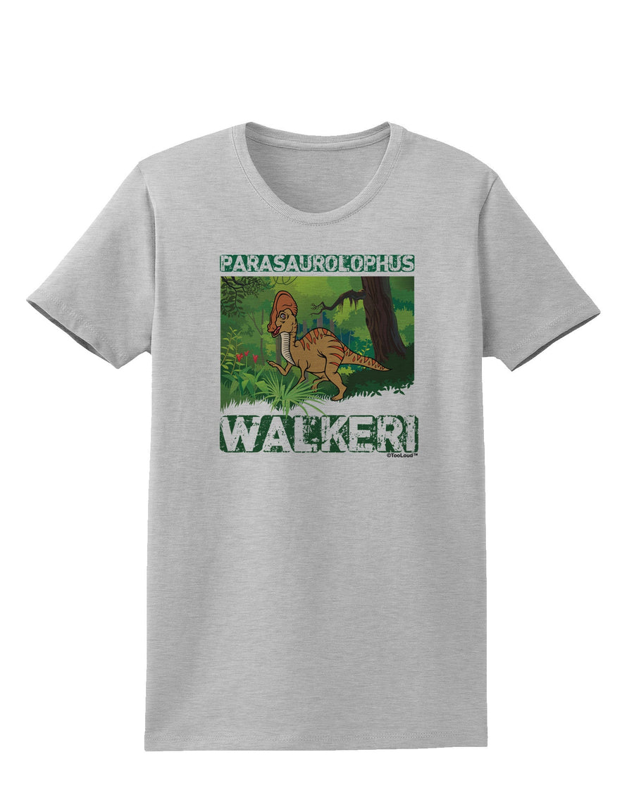 Parasaurolophus Walkeri - With Name Womens T-Shirt-Womens T-Shirt-TooLoud-White-X-Small-Davson Sales