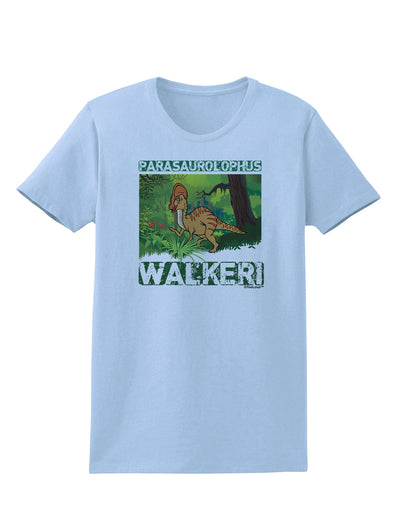 Parasaurolophus Walkeri - With Name Womens T-Shirt-Womens T-Shirt-TooLoud-Light-Blue-X-Small-Davson Sales