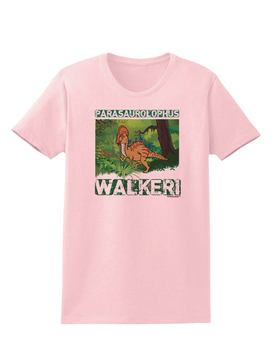 Parasaurolophus Walkeri - With Name Womens T-Shirt-Womens T-Shirt-TooLoud-PalePink-X-Small-Davson Sales