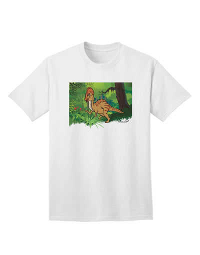 Parasaurolophus Walkeri - Without Name Adult T-Shirt-unisex t-shirt-TooLoud-White-Small-Davson Sales