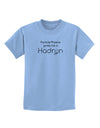 Particle Physics Gives Me a Hadron Childrens T-Shirt-Childrens T-Shirt-TooLoud-Light-Blue-X-Small-Davson Sales