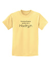 Particle Physics Gives Me a Hadron Childrens T-Shirt-Childrens T-Shirt-TooLoud-Daffodil-Yellow-X-Small-Davson Sales