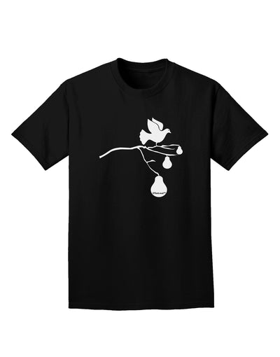 Partridge In A Pear Tree Adult Dark T-Shirt-Mens T-Shirt-TooLoud-Black-Small-Davson Sales