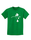 Partridge In A Pear Tree Childrens Dark T-Shirt-Childrens T-Shirt-TooLoud-Kelly-Green-X-Small-Davson Sales