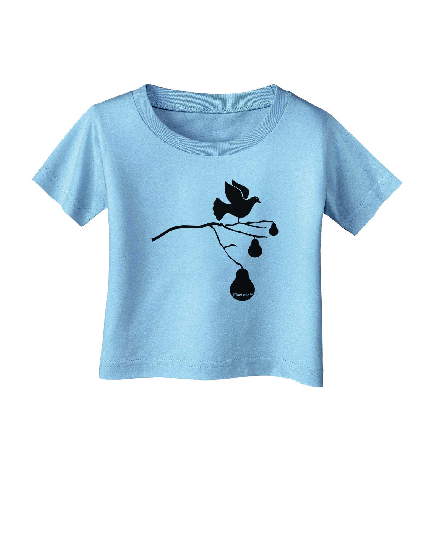 Partridge In A Pear Tree Infant T-Shirt-Infant T-Shirt-TooLoud-Aquatic-Blue-06-Months-Davson Sales