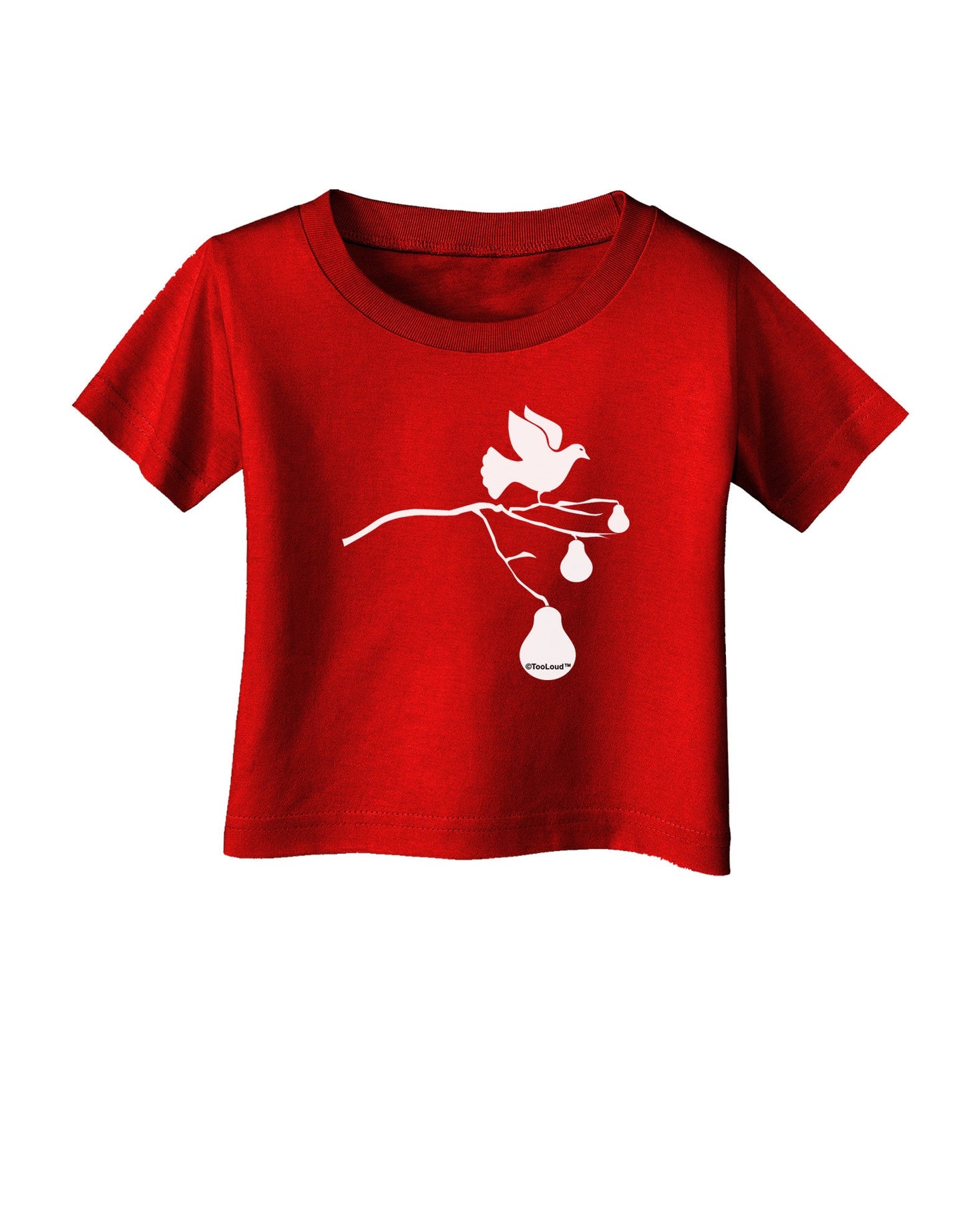 Partridge In A Pear Tree Infant T-Shirt Dark-Infant T-Shirt-TooLoud-Red-06-Months-Davson Sales