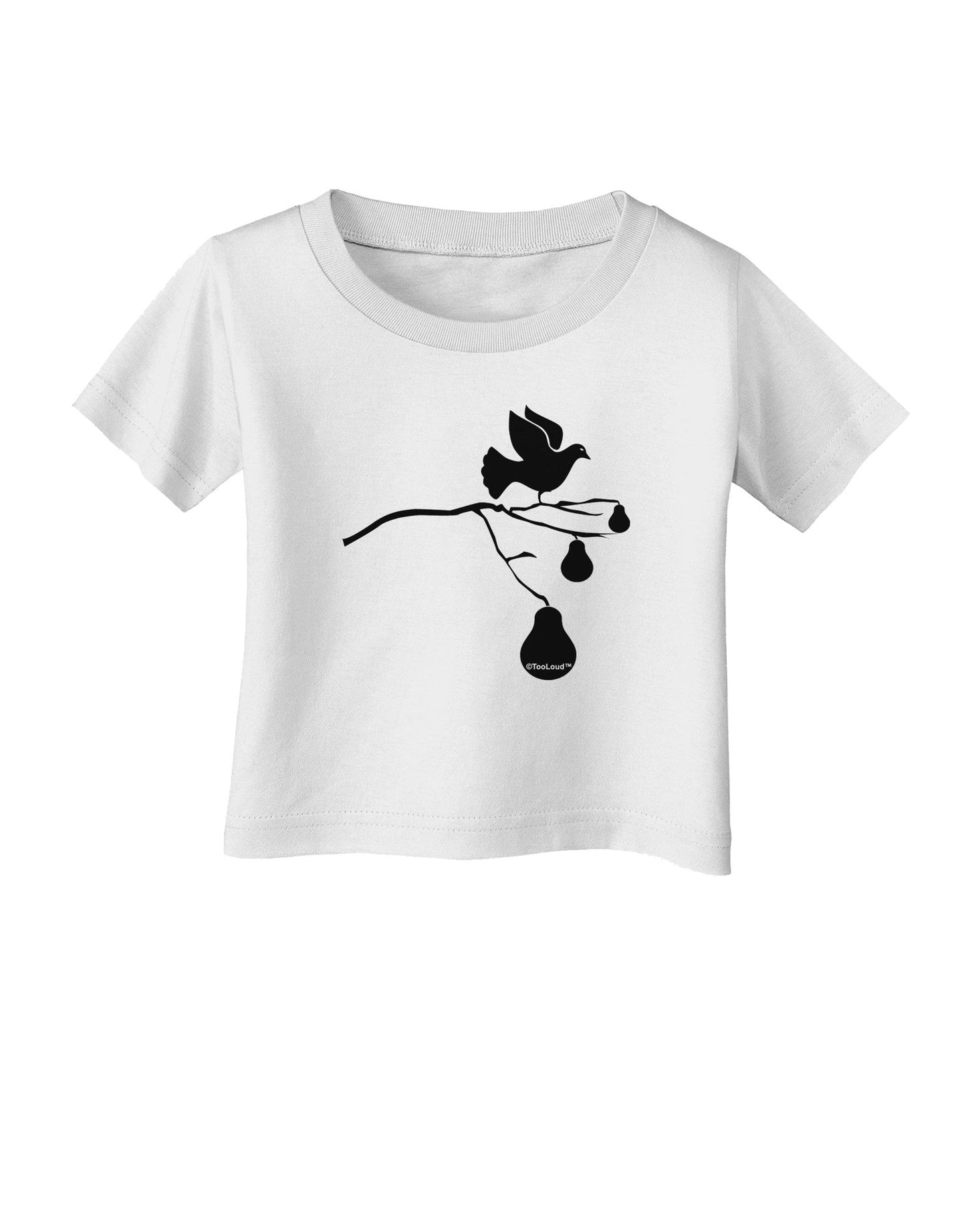 Partridge In A Pear Tree Infant T-Shirt-Infant T-Shirt-TooLoud-White-06-Months-Davson Sales