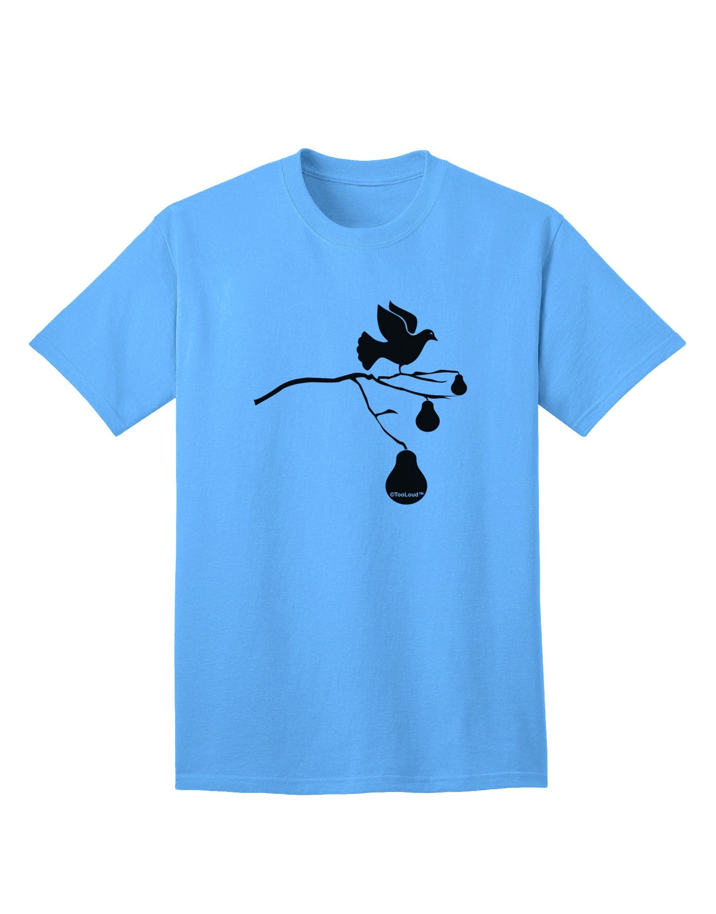 Partridge In A Pear Tree: Premium Adult T-Shirt Collection-Mens T-shirts-TooLoud-Aquatic-Blue-Small-Davson Sales