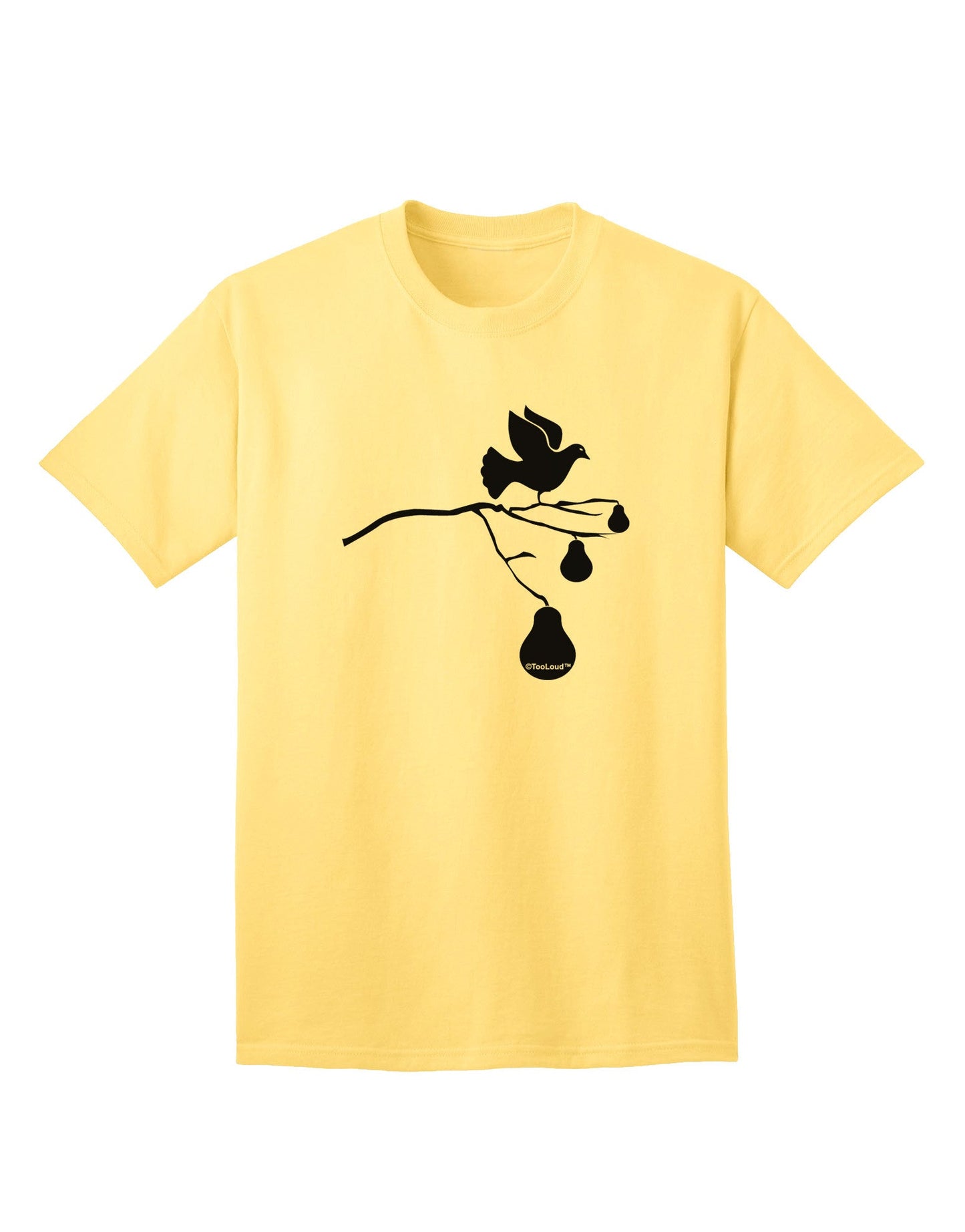 Partridge In A Pear Tree: Premium Adult T-Shirt Collection-Mens T-shirts-TooLoud-Yellow-Small-Davson Sales