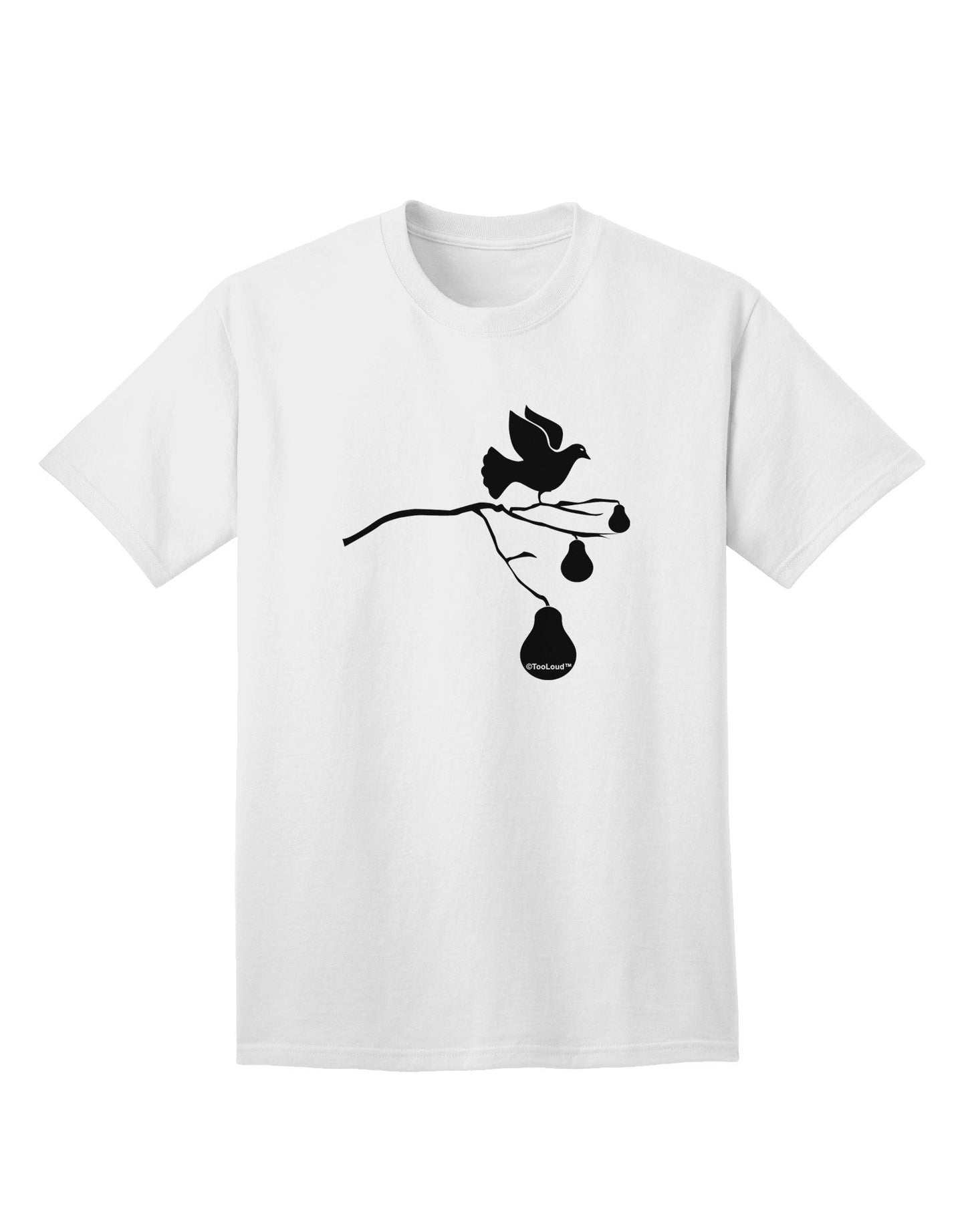 Partridge In A Pear Tree: Premium Adult T-Shirt Collection-Mens T-shirts-TooLoud-White-Small-Davson Sales