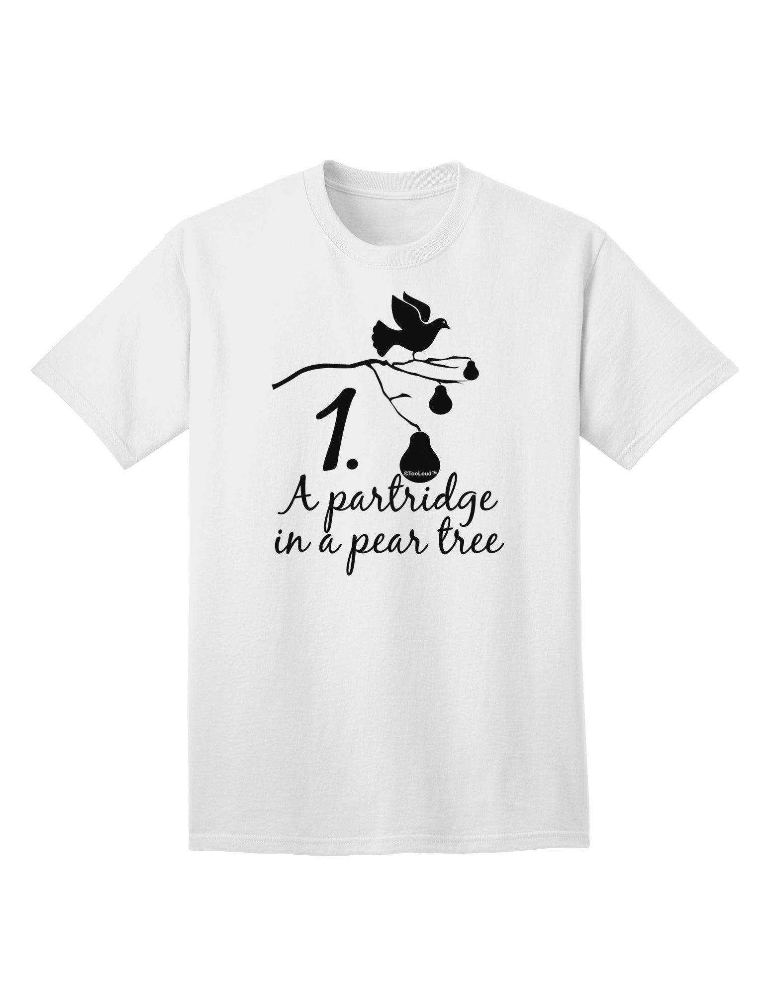 Partridge In A Pear Tree - Premium Adult Text T-Shirt for Ecommerce Enthusiasts-Mens T-shirts-TooLoud-White-Small-Davson Sales