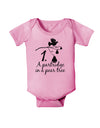 Partridge In A Pear Tree Text Baby Romper Bodysuit-Baby Romper-TooLoud-Pink-06-Months-Davson Sales