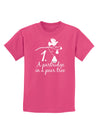 Partridge In A Pear Tree Text Childrens Dark T-Shirt-Childrens T-Shirt-TooLoud-Sangria-X-Small-Davson Sales