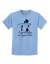 Partridge In A Pear Tree Text Childrens T-Shirt-Childrens T-Shirt-TooLoud-Light-Blue-X-Small-Davson Sales