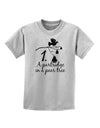 Partridge In A Pear Tree Text Childrens T-Shirt-Childrens T-Shirt-TooLoud-AshGray-X-Small-Davson Sales