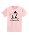 Partridge In A Pear Tree Text Childrens T-Shirt-Childrens T-Shirt-TooLoud-PalePink-X-Small-Davson Sales