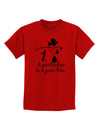 Partridge In A Pear Tree Text Childrens T-Shirt-Childrens T-Shirt-TooLoud-Red-X-Small-Davson Sales