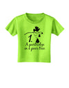 Partridge In A Pear Tree Text Toddler T-Shirt-Toddler T-Shirt-TooLoud-Lime-Green-2T-Davson Sales