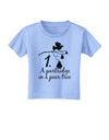 Partridge In A Pear Tree Text Toddler T-Shirt-Toddler T-Shirt-TooLoud-Aquatic-Blue-2T-Davson Sales