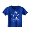 Partridge In A Pear Tree Text Toddler T-Shirt Dark-Toddler T-Shirt-TooLoud-Royal-Blue-2T-Davson Sales