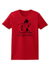 Partridge In A Pear Tree Text Womens T-Shirt-Womens T-Shirt-TooLoud-Red-X-Small-Davson Sales