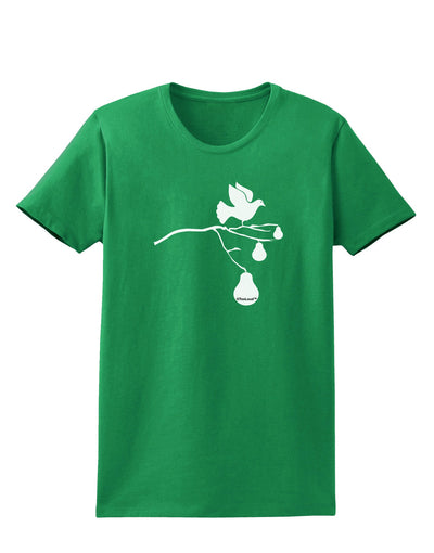 Partridge In A Pear Tree Womens Dark T-Shirt-TooLoud-Kelly-Green-X-Small-Davson Sales