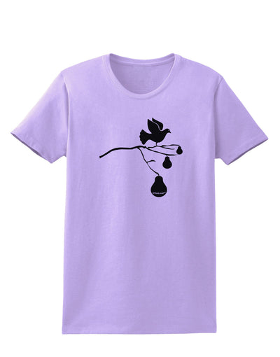 Partridge In A Pear Tree Womens T-Shirt-Womens T-Shirt-TooLoud-Lavender-X-Small-Davson Sales