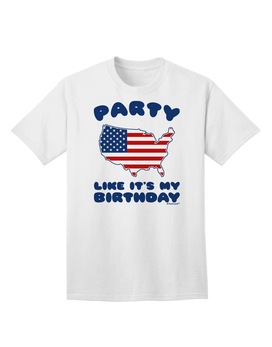 Party Like It's My Birthday - 4th of July Adult T-Shirt-Mens T-Shirt-TooLoud-White-Small-Davson Sales