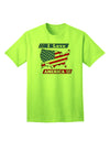 Patriotic Adult T-Shirt Celebrating America-Mens T-shirts-TooLoud-Neon-Green-Small-Davson Sales