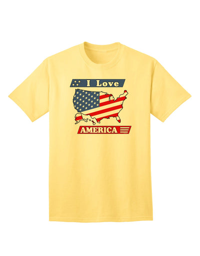 Patriotic Adult T-Shirt Celebrating America-Mens T-shirts-TooLoud-Yellow-Small-Davson Sales