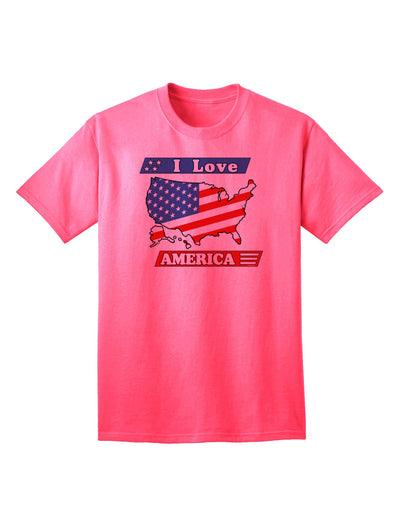 Patriotic Adult T-Shirt Celebrating America-Mens T-shirts-TooLoud-Neon-Pink-Small-Davson Sales