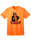 Patriotic Adult T-Shirt: Embrace American Pride with Uncle Sam-Mens T-shirts-TooLoud-Neon-Orange-Small-Davson Sales