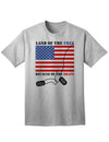 Patriotic Adult T-Shirt Honoring the Brave-Mens T-shirts-TooLoud-AshGray-Small-Davson Sales