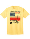 Patriotic Adult T-Shirt Honoring the Brave-Mens T-shirts-TooLoud-Yellow-Small-Davson Sales