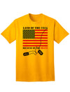 Patriotic Adult T-Shirt Honoring the Brave-Mens T-shirts-TooLoud-Gold-Small-Davson Sales