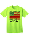 Patriotic Adult T-Shirt Honoring the Brave-Mens T-shirts-TooLoud-Neon-Green-Small-Davson Sales