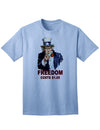 Patriotic Adult T-Shirt - Uncle Sam Freedom at an Affordable Price-Mens T-shirts-TooLoud-Light-Blue-Small-Davson Sales