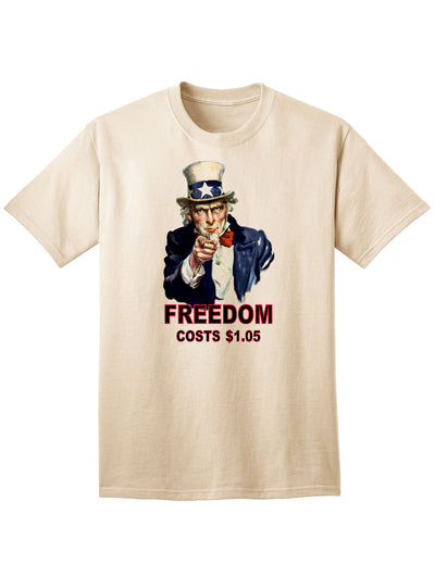 Patriotic Adult T-Shirt - Uncle Sam Freedom at an Affordable Price-Mens T-shirts-TooLoud-Natural-Small-Davson Sales