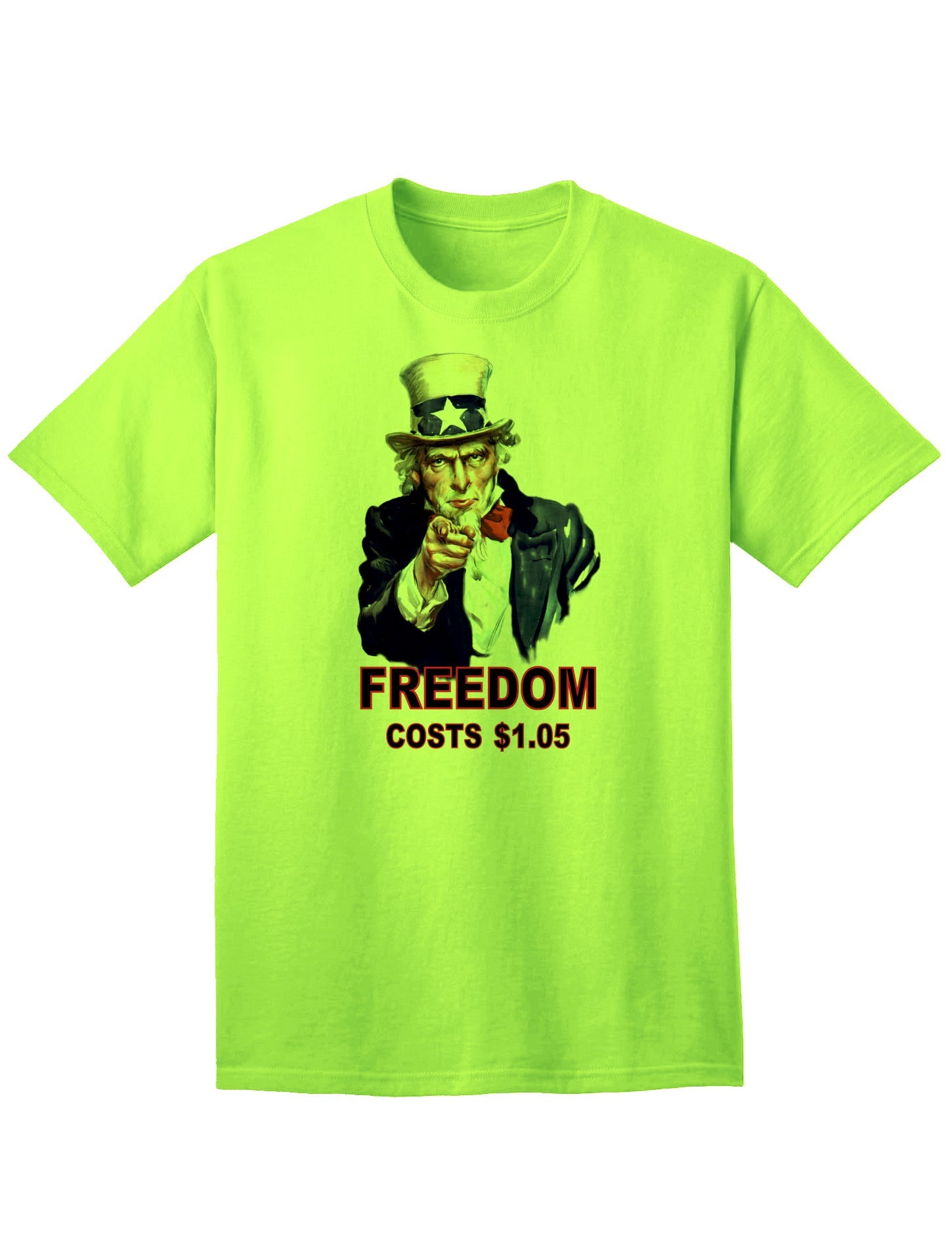 Shop Patriotic Adult T Shirt Uncle Sam Freedom Davson Sales