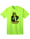 Patriotic Adult T-Shirt - Uncle Sam Freedom at an Affordable Price-Mens T-shirts-TooLoud-Neon-Green-Small-Davson Sales