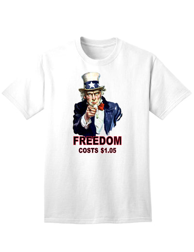 Patriotic Adult T-Shirt - Uncle Sam Freedom at an Affordable Price-Mens T-shirts-TooLoud-White-Small-Davson Sales