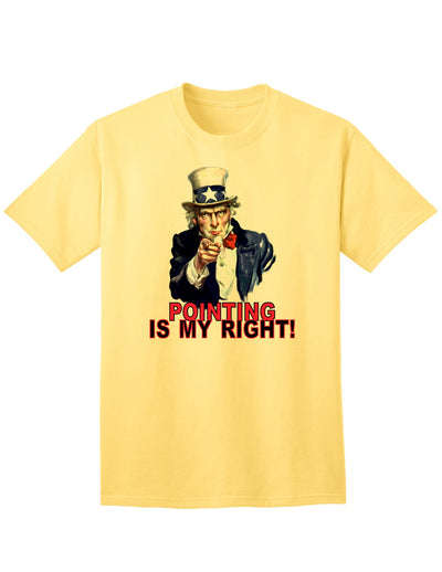 Patriotic Adult T-Shirt featuring Uncle Sam Pointing-Mens T-shirts-TooLoud-Yellow-Small-Davson Sales