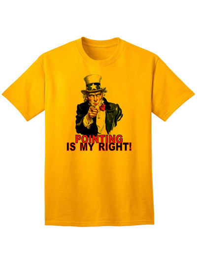 Patriotic Adult T-Shirt featuring Uncle Sam Pointing-Mens T-shirts-TooLoud-Gold-Small-Davson Sales