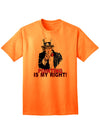 Patriotic Adult T-Shirt featuring Uncle Sam Pointing-Mens T-shirts-TooLoud-Neon-Orange-Small-Davson Sales